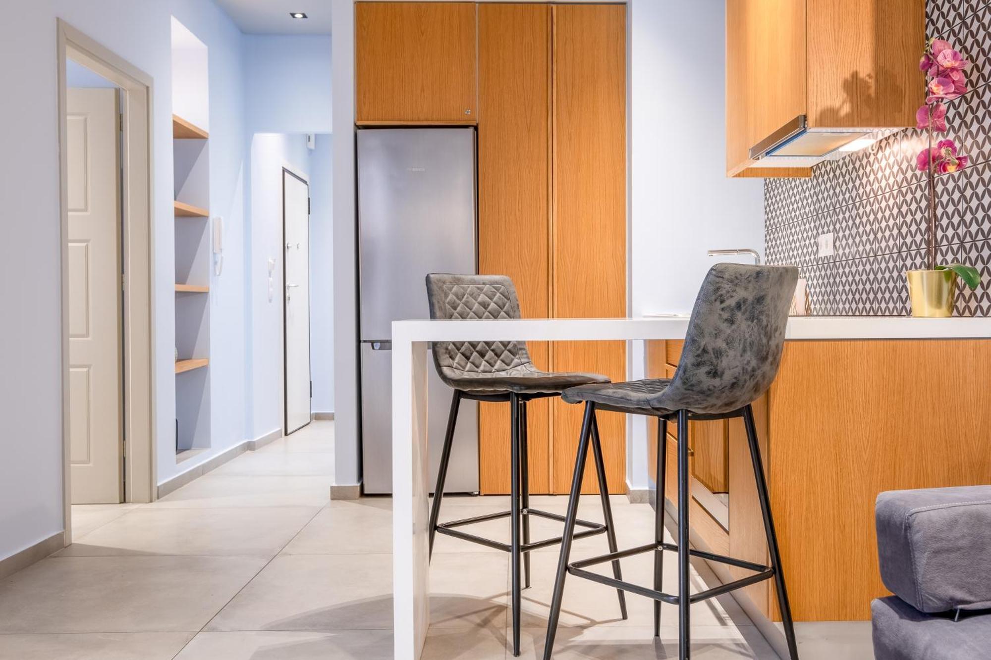 Apartment Sleek Plaka Retreat - Heart Of *
