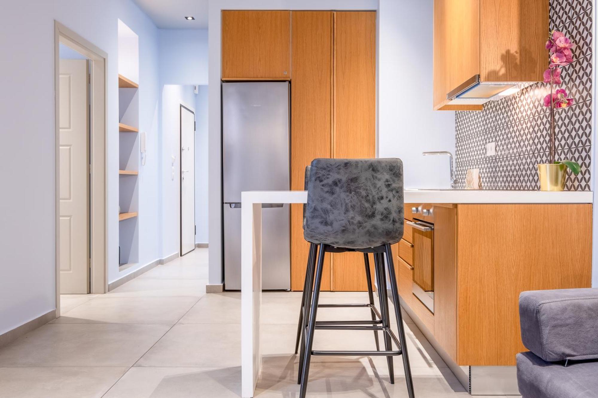 Apartment Sleek Plaka Retreat - Heart Of *